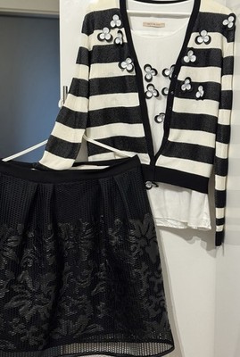 PENNYBLACK by Max Mara 3-Teiliges Set Rock Oberteil und Jäckchen