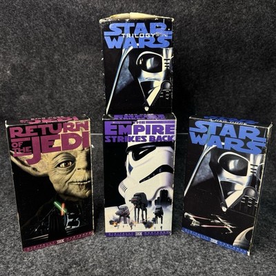 STAR WARS Trilogy VHS Box Set THX Digitally Mastered Original Trilogy Tape