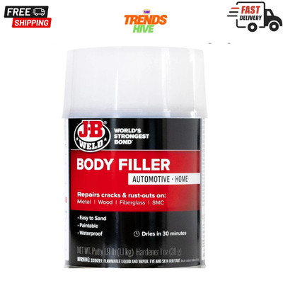 J-B Weld Body Filler - Quart - Automotive & Home
