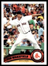 Tim Wakefield 2011 Topps Red Sox #BOS10 Red Sox MLB READ FREE SHIP AutographDen