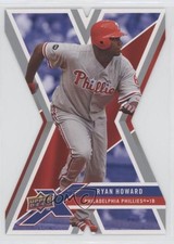 2008 Upper Deck X Die-Cut Ryan Howard #76 0o6v