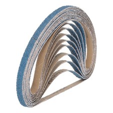 10Set 3/8" x 21" Sanding Belts 60 Grits Zirconia Abrasive Sander Belt