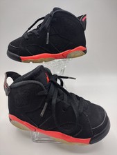 Nike Air Jordan Retro 6 Infrared Toddlers Shoes Size 8c Pre-owned Baby Shoes