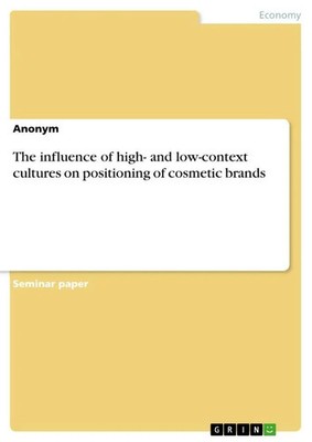 Anonymous | The influence of high- and low-context cultures on positioning of...
