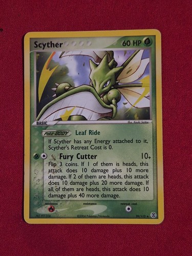 2004 Scyther 29/112 FireRed & LeafGreen Regular Pokemon LP Free Shipping 