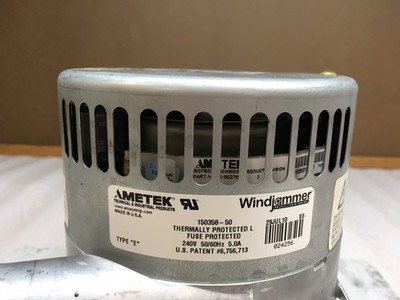 AMETEK Windjammer Brushless Blower 150358-50 Thermally Protected