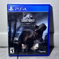 Jurassic World Evolution PS4 completo CIB testato funzionante disco pulito
