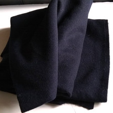 High Quality BLACK Anti-Pilling Polar Fleece 45 x 59 - 1-3/8 Yds NEW