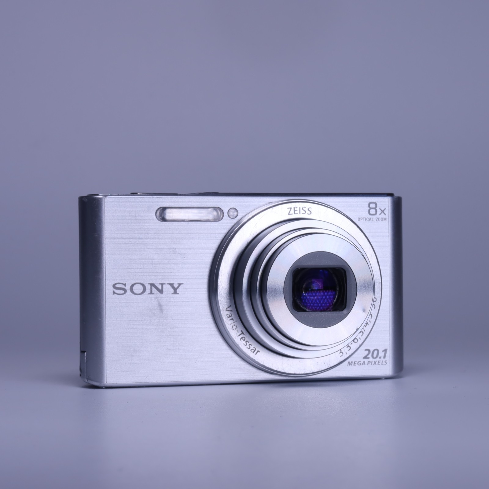 Sony Cyber-Shot DSC-W830 20.1MP 8x Digital Camera Silver, Case, SD - Refurbished