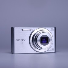 Sony Cyber-Shot DSC-W830 20.1MP 8x Digital Camera Silver, Case, SD - Refurbished