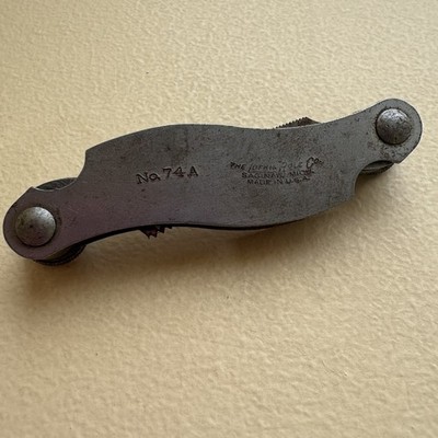 Vintage Lufkin No. 74A Screw Thread Gage Antique USA Machinist Precision Tool