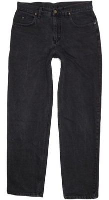 Lee Kansas  Herren Schwarz Straight Regular  Jeans W35 L34 (106028)