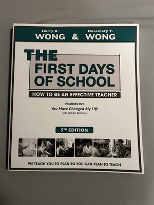 The First Days of School: How to Be an Effective Teacher  New With Disc