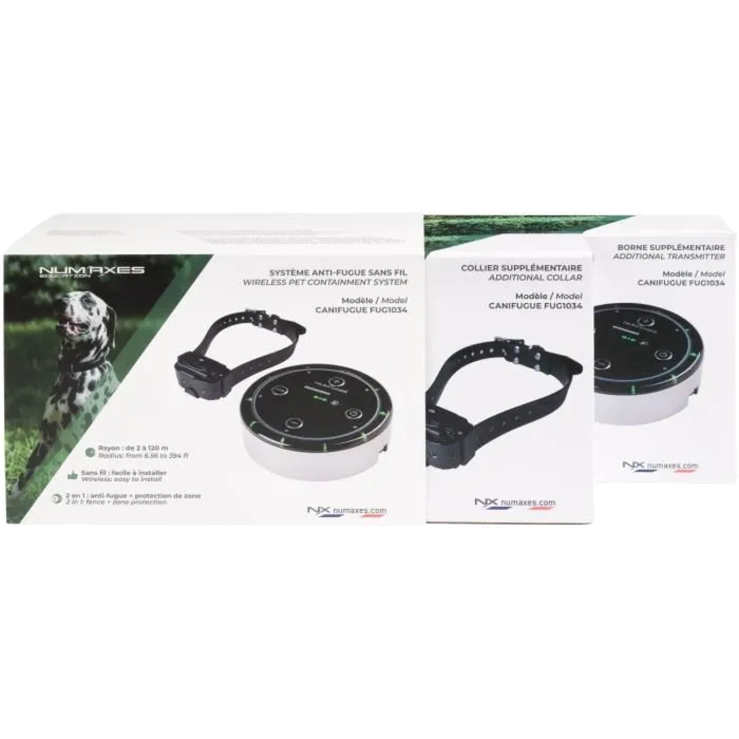 Système Anti-Fugue Chien CANIFUGUE FUG1034 pour Clôture Jardin Sans Fugue