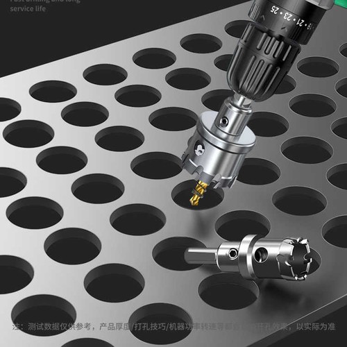 Punta per trapano seghetto 12 mm-200 mm TCT punta in carburo utensile in lega acciaio inox - Foto 10 di 81
