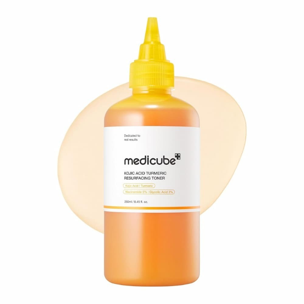MEDICUBE Kojic Acid Turmeric Resurfacing Toner 250ml - AUTHENTIC K-Beauty
