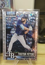 2026 Topps Series 1 - Tristan Peters #330 Silver Crackle Foil (RC) & Base NM!!!!