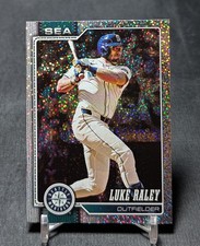Luke Raley Confetti Foil 2026 Topps Series 1 Celebration #142 Seattle Mariners