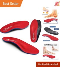 Arch Support Orthotics Metatarsalgia Heel Cushion Plantar Fasciitis Inserts