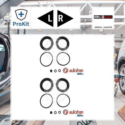 2x ORIGINAL  Autofren Seinsa Reparatursatz, Bremssattel Vorne für Opel SENATOR