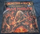 Sealed Iron Maiden Monsters of Rock Castle Donnington 1992 Gold Vinyl  233 / 500