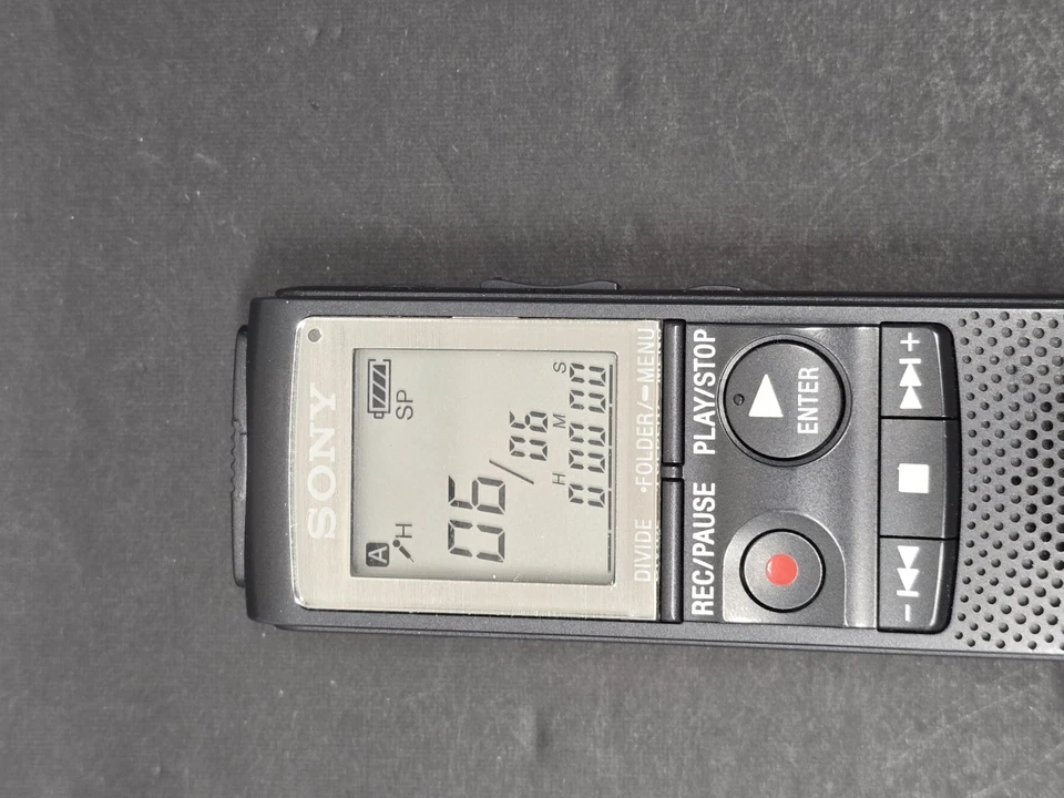 Sony ICD-PX820 Handheld Digital Voice Recorder w/ Manual Cord Software - Tested - Image 4 of 4