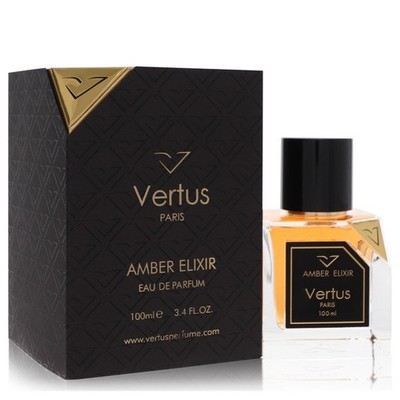 Vertus Amber Elixir by Vertus Eau De Parfum Spray (Unisex) 3.4 oz For Men