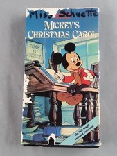 Mickey's Christmas Carol VHS 1983 Disney Animation Family Holiday Walt Disney