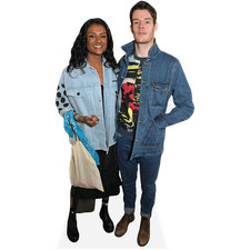 Simone Ashley And Connor Swindells (Duo) Mini Celebrity Cutout