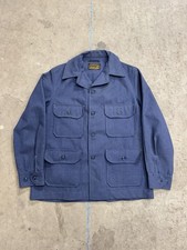 Vintage 1950s USAF Military Blue Type A-1A Heavy Wool Flying Shirt Size Medium