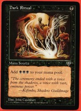 MTG ~ DARK RITUAL ~ Mirage Common (1996) ~ NM/M ~ FREE SHIPPING ~ Vintage Magic