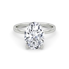 Diamond Engagement Ring VVS2 E Oval 3 Ctw Lab Created IGI Certified Special