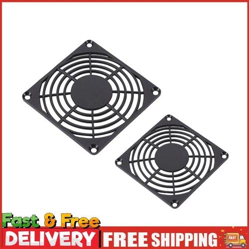 5pcs 80mm 120mm PC Case Fan Dust Filter Screen Plastic Dustproof Grills ~