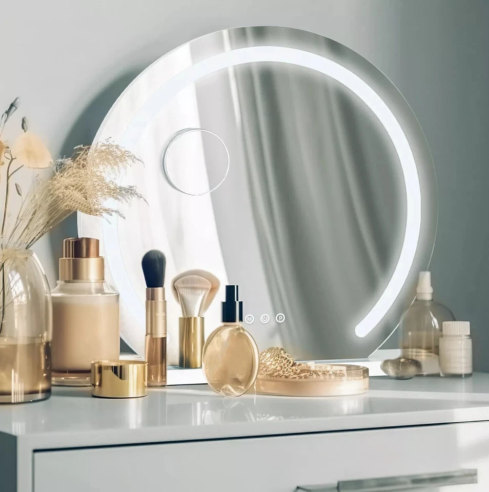 Puluomis Miroir Cosmétique avec éclairage LED Maquillage Port de charge USB Neu - Photo 3/4