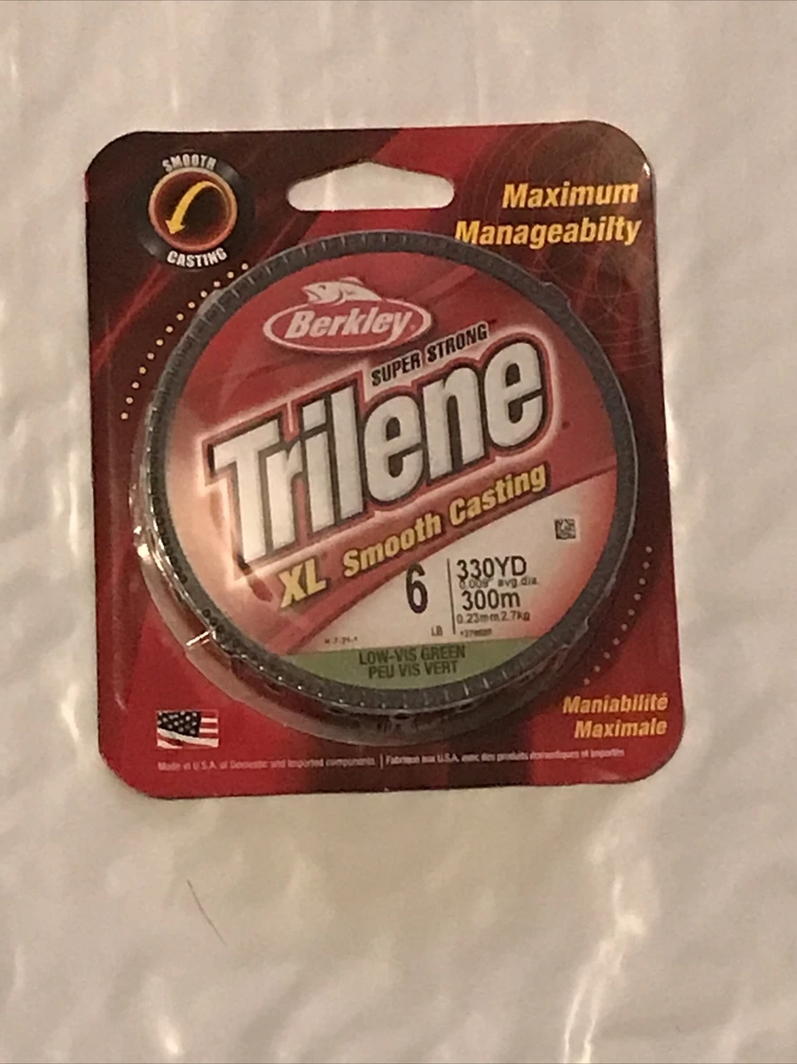 Berkley Trilene Super Strong – Ligne Monofilament 6 Lb, 220 Yards, Transparent/or