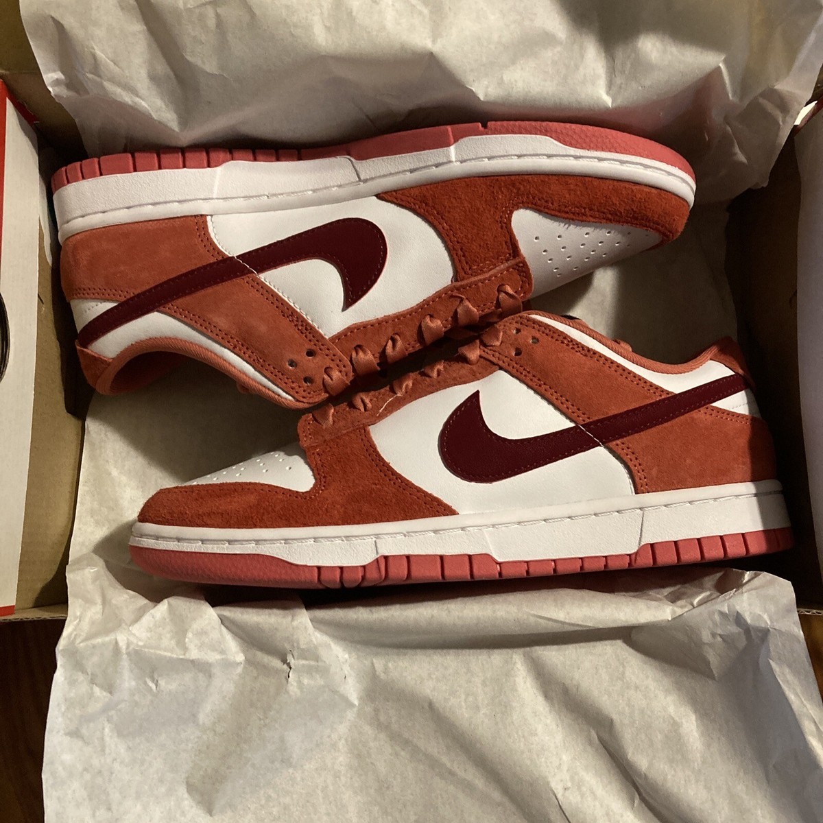nike dunk hi retro prm dark russet