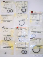 Lot (18) Cherry Aerospace Asst Black O-Rings for G689/689D1 Hydro-Shift Riveter