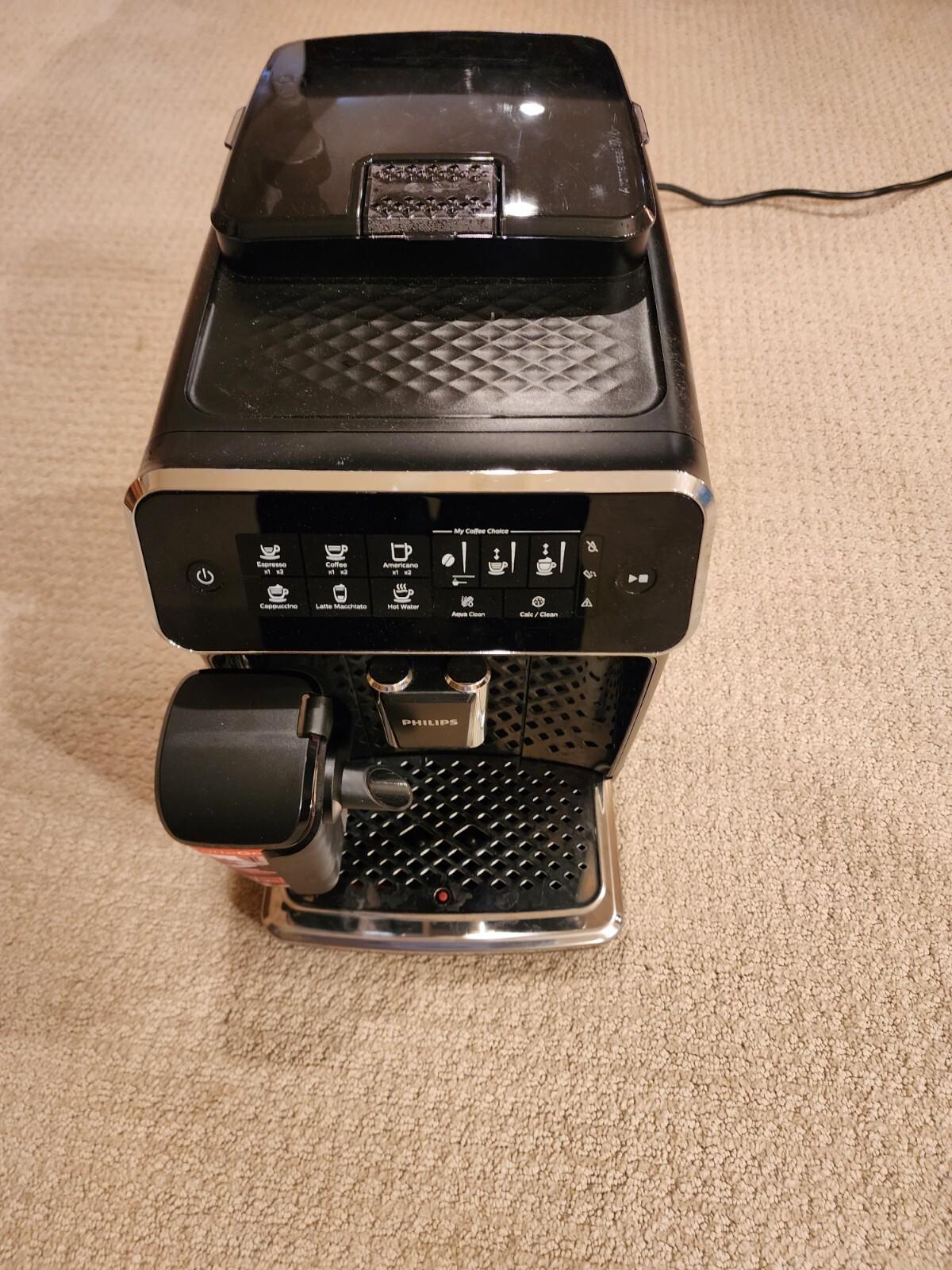 Philips 3200 LatteGo SuperAutomatic Espresso Machine, Black EP3241/54 eBay