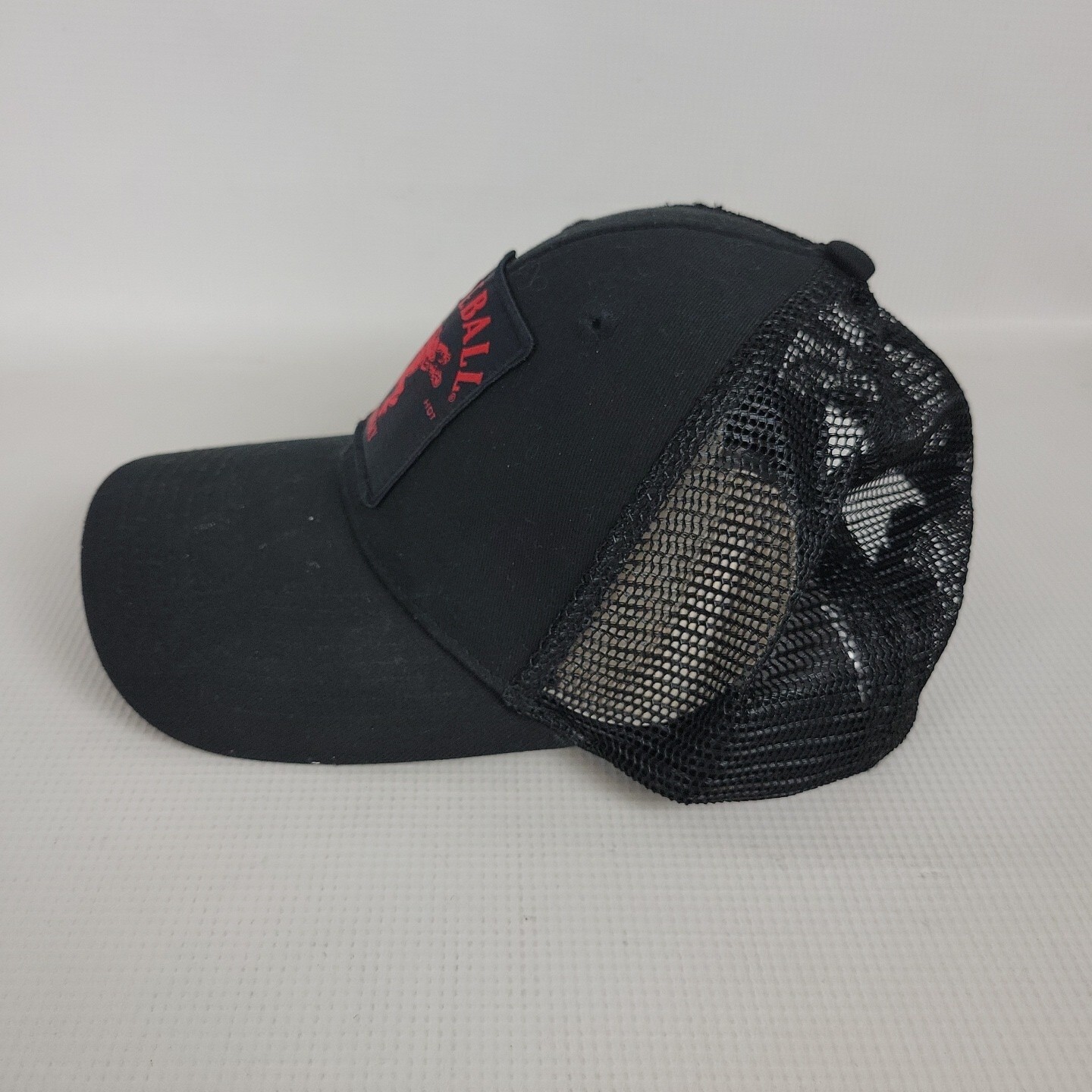 Fireball Whisky Hat Snapback Adjustable Black Cap… - image 4