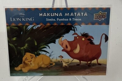 2020 Upper Deck Disney Lion King Hakuna Matata #hm-5 Simba & Friends