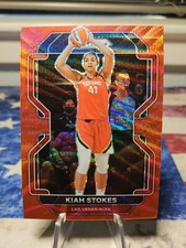 2022 Panini WNBA Prizm Prizms Ruby Wave #108 Kiah Stokes