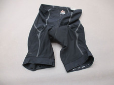 PEARL IZUMI Size M Womens BLK Stretch Inner Pad Elastic Waist Cycling Shorts 994