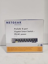 8-Port Gigabit Ethernet Smart Switch GS108T - Managed, with 1 X PD Port, Opti