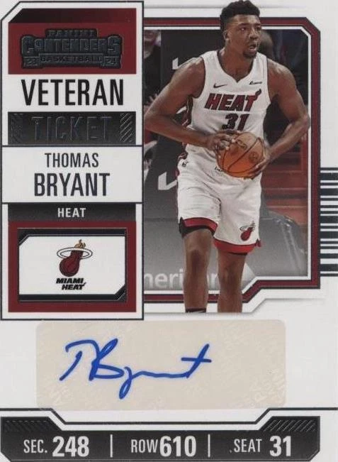 2023-24 Panini Contenders - Thomas Bryant #VTR-TBH