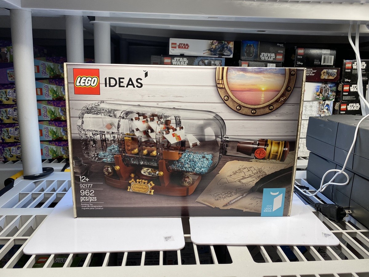 LEGO Ideas Ship in a Bottle Building Kit 92177 Gift Collectible Set NEW