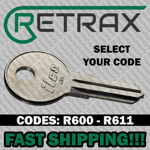 Retrax Truck Bed Tonneau Cover Replacement Key Cut to Code R600R611 eBay