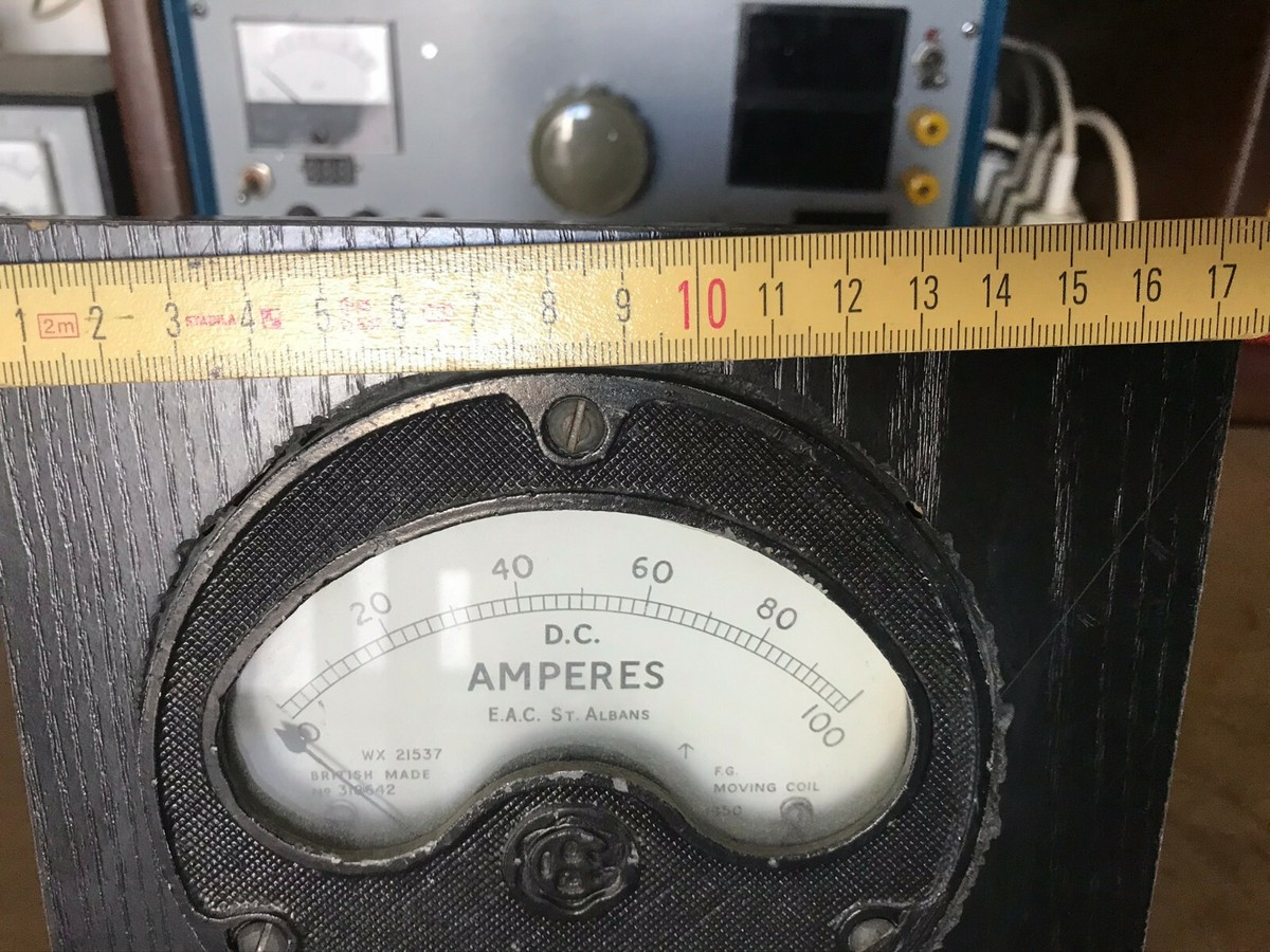 100A DC AMMETER VINTAGE | eBay