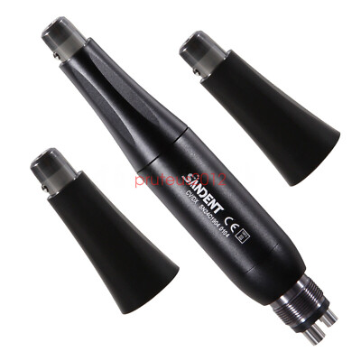Dental Hygiene Prophy Air Motor Handpiece 4 Holes /+3 Nose Cones 360° Swivel Kit