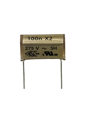 1x RIFA Kondensator 100nF X2 275V~ SH, PME271M RM 20 (0,1µF,uF,PME 271 M)V400