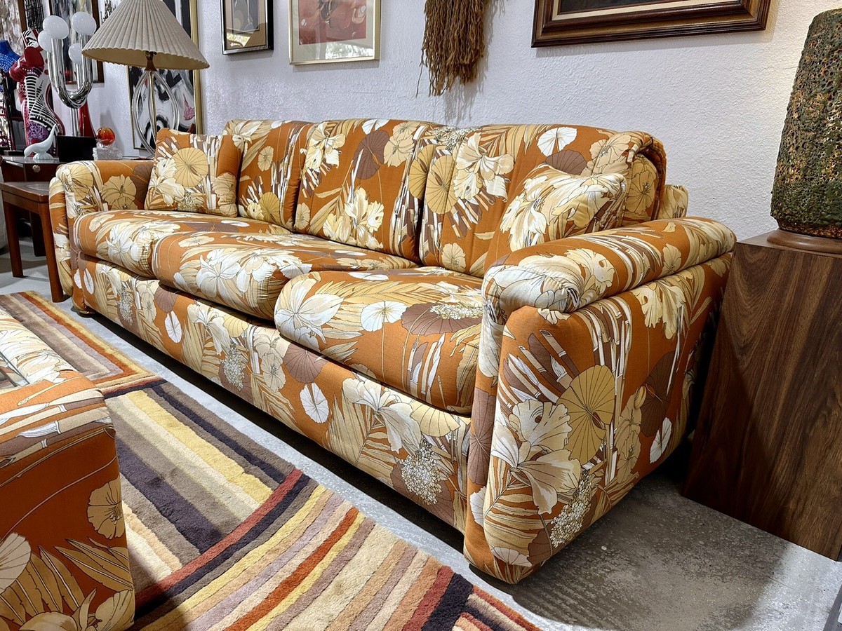 Vintage Fabric 3P Sofa iveyartistry.com
